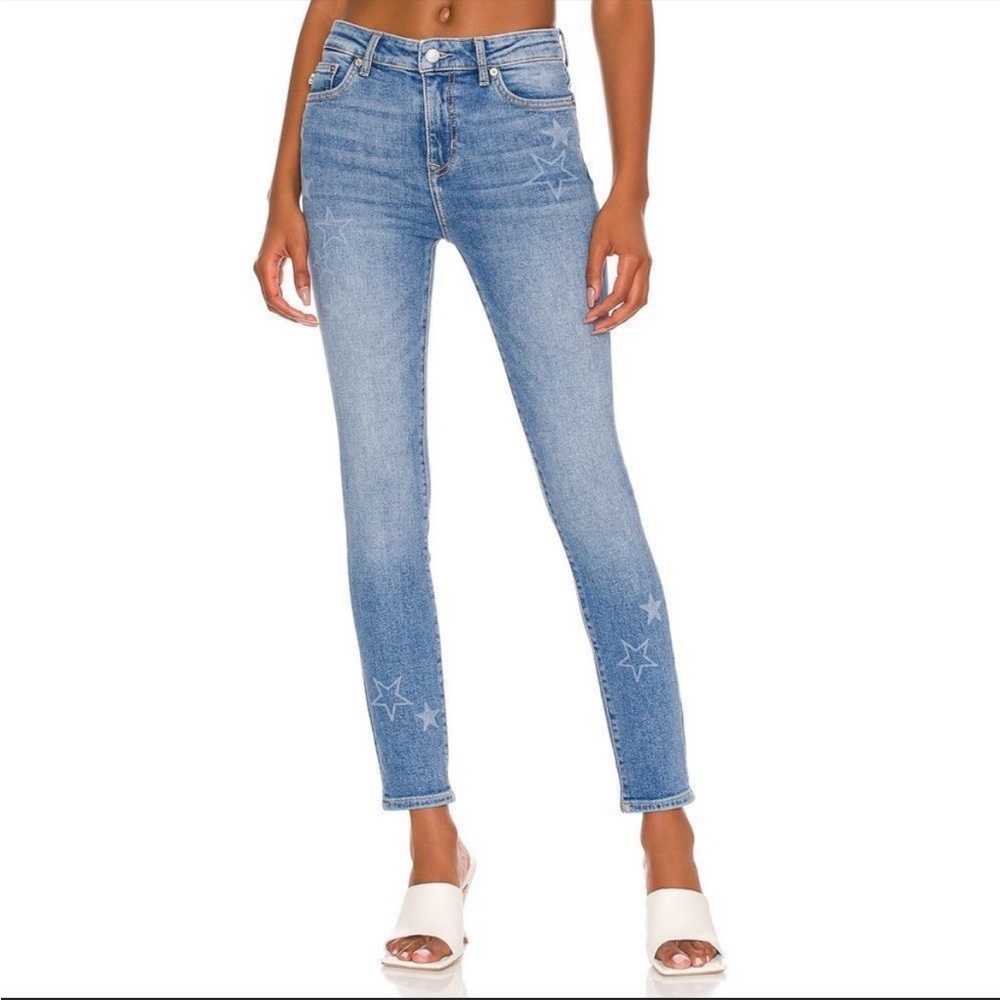 Lovers and Friends NWT Ricky Low-Rise Walk of Fame Skinny Jeans